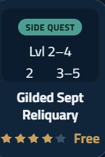การ์ดเกม Gilded Sept Reliquary